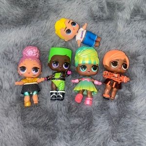 LOL Surprise mini Dolls Lot of 5